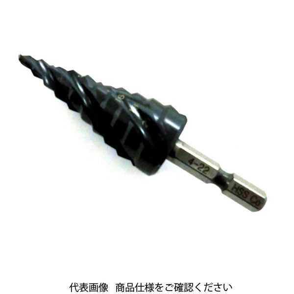 アークランズ WIZ’A(ウイザ) 四枚刃ステップドリル 4~22mm FSー422D FS-422D 1個（直送品）