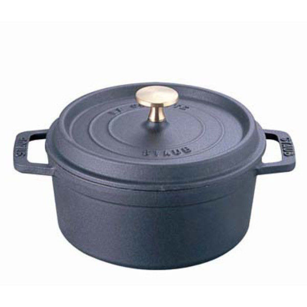 STAUB（ストウブ） ピコ・ココット ラウンド 30cm 黒 40509-863 RST3412（取寄品）