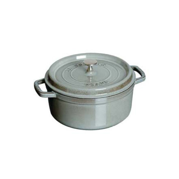 STAUB（ストウブ） ピコ・ココット ラウンド 14cmグレー40509-475 RST4733（取寄品）