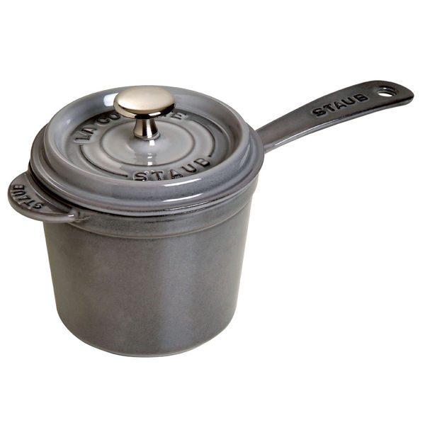 STAUB（ストウブ） スープポット 14cm 40509-706 グレー RSTA802（取寄品） アスクル