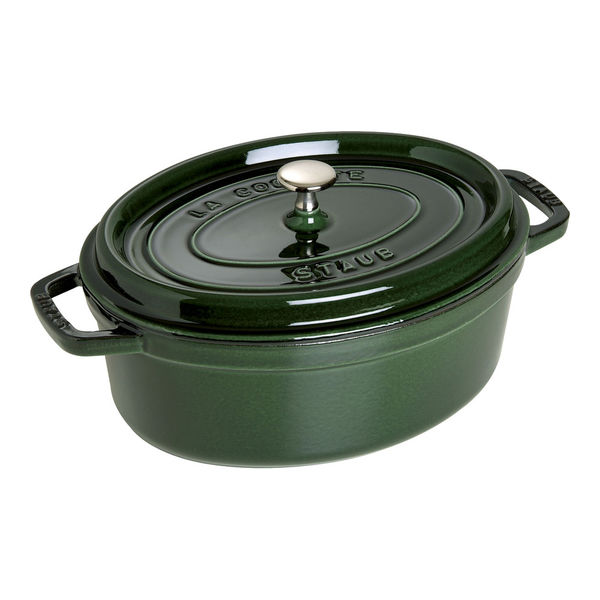 STAUB（ストウブ） ピコ・ココット オーバル 33cm バジル RSTD311（取寄品）