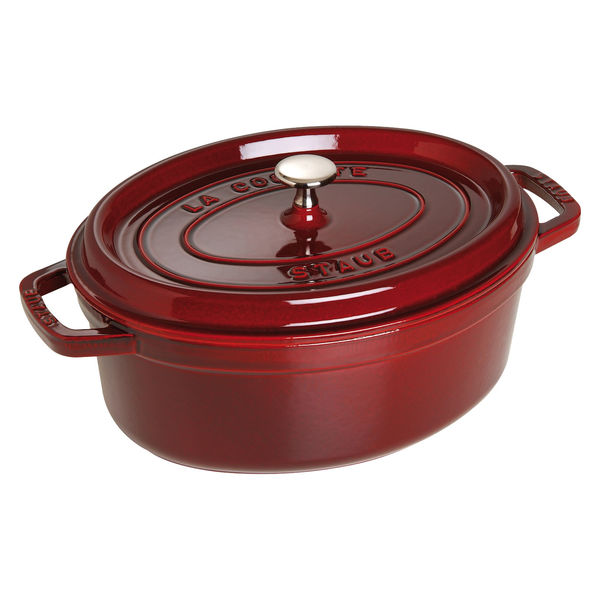 STAUB（ストウブ） ピコ・ココット オーバル 33cm グレナディン RSTD312（取寄品）