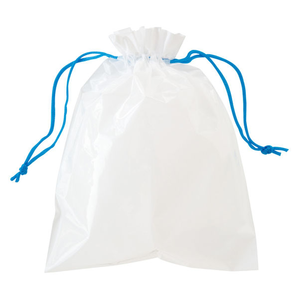 ヘッズ ミニ巾着袋L（ブルー紐） M-1NS 1セット（1000枚：50枚×20パック）（直送品）