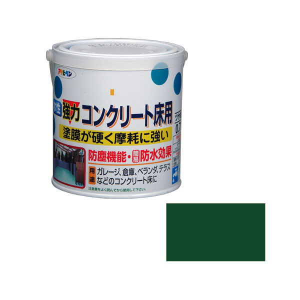 アサヒペン 水性コンクリート床用 0.7L ダークグリーン 901043（直送品