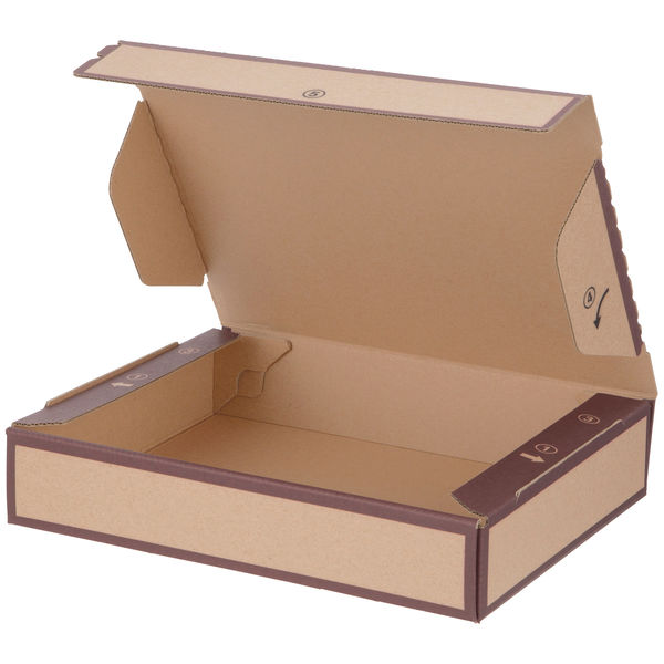 3枚 箱型 メルカリストア 宅急便コンパクト専用box 梱包資材 追跡有