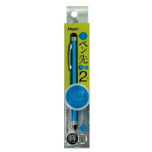 ナカバヤシ ライトツインタッチペン ブルー ECTP-11BL 1個（直送品）