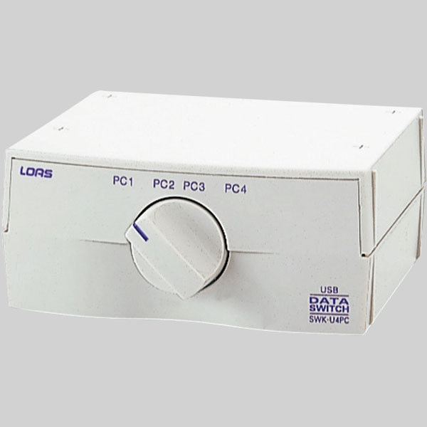 ナカバヤシ 小型切替器 USB切替用(4回路切替) SWK-U4PC 1個（直送品）