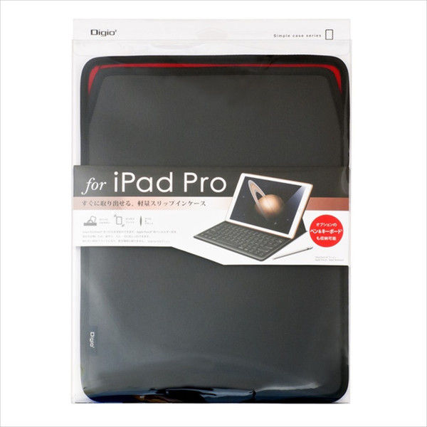 ナカバヤシ iPadPro12.9インチ用スリップインケース ブラック TBC-IPP1503BK 1個（直送品）