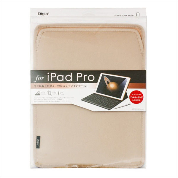 ナカバヤシ iPadPro12.9インチ用スリップインケース ゴールド TBC-IPP1503GL 1個（直送品）