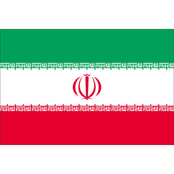 東京製旗 イラン国旗（卓上旗16×24ｃm) 406127 1枚（直送品）