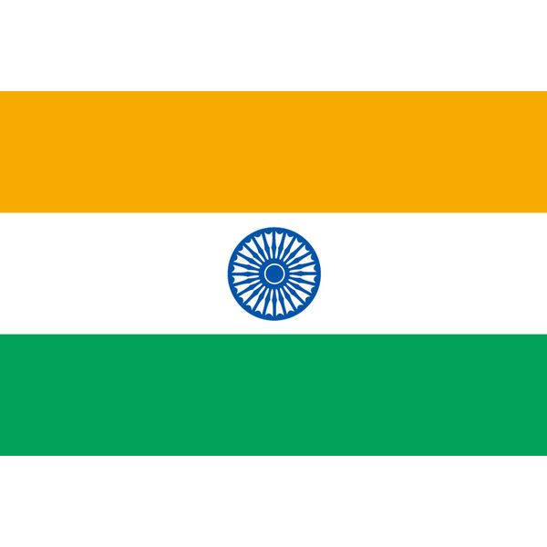 東京製旗 インド国旗（卓上旗16×24ｃm) 406128 1枚（直送品）