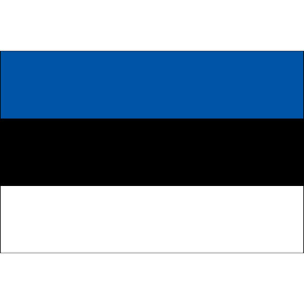 東京製旗 エストニア国旗（卓上旗16×24ｃm) 406165 1枚（直送品）