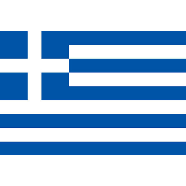 東京製旗 ギリシャ国旗（卓上旗16×24ｃm) 406225 1枚（直送品）