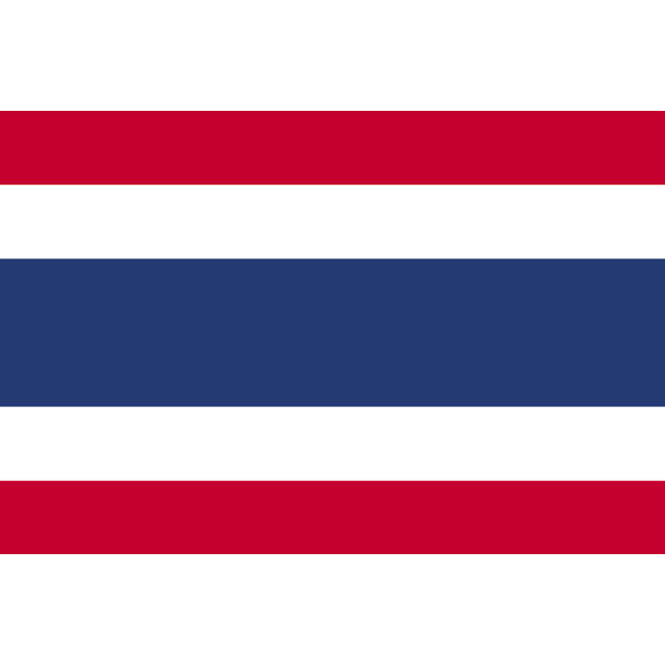 東京製旗 タイ国旗（卓上旗16×24ｃm) 406401 1枚