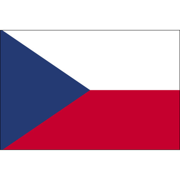 東京製旗 チェコ国旗（卓上旗16×24ｃm) 406421 1枚（直送品）