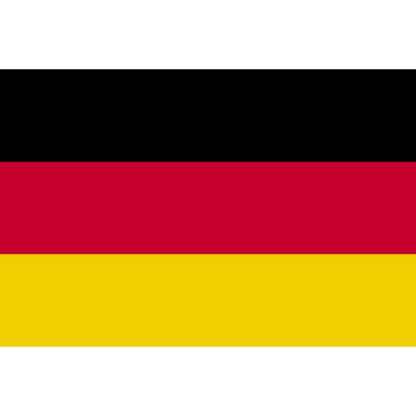 東京製旗 ドイツ国旗（卓上旗16×24ｃm) 406488 1枚