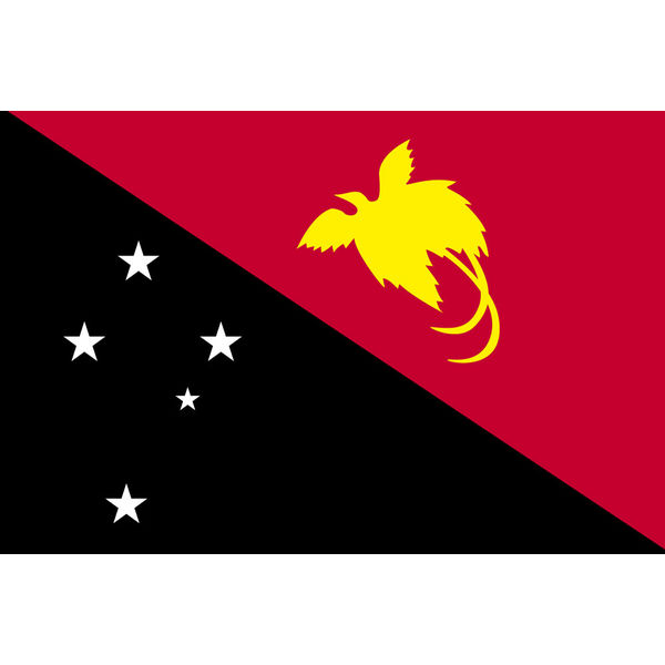 東京製旗 パプアニューギニア国旗（卓上旗16×24ｃm) 406607 1枚（直送品）