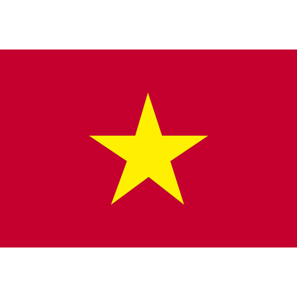 東京製旗 ベトナム国旗（卓上旗16×24ｃm) 406661 1枚（直送品）