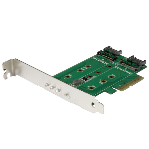 M.2 SSDアダプタカード PCIe 3.0 x4対応　PEXM2SAT32N1　1個　StarTech.com（直送品）