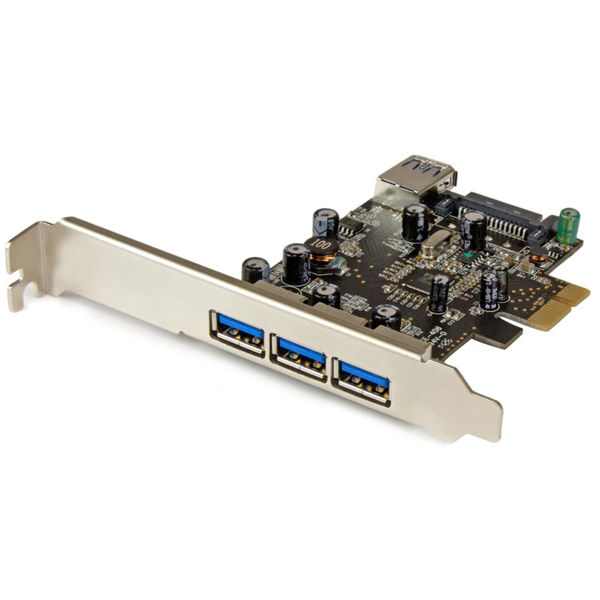 USB 3.0 x4増設PCIeカード 内部ポート x1搭載　PEXUSB3S42　1個　StarTech.com（直送品）