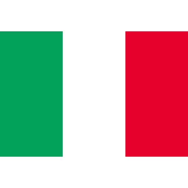 東京製旗 イタリア国旗・トリコローレ（卓上旗16×24ｃm) 406125 1枚
