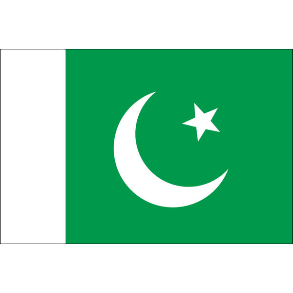 東京製旗 パキスタン国旗（卓上旗16×24ｃm) 406602 1枚（直送品）