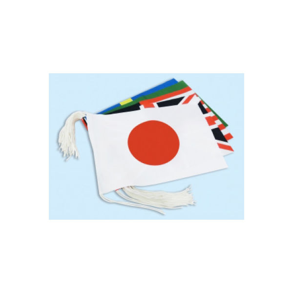 東京製旗 万国旗20カ国セット（S判・25×37.5ｃｍ） 49161 1セット