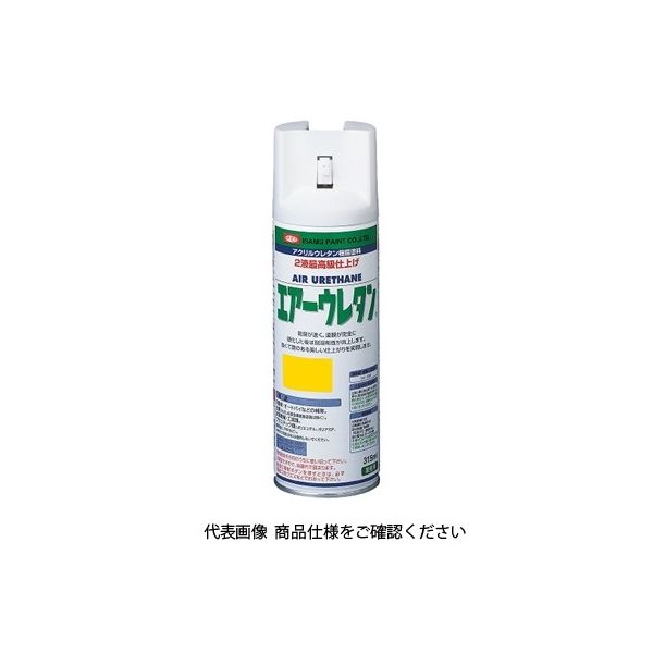 イサム塗料（ISAMU） エアーウレタン 315ML エロー 4957945979945 1セット（6本）（直送品）