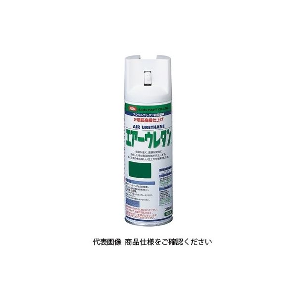 イサム塗料（ISAMU） エアーウレタン 315ML グリーンアーミー 4957945979969 1セット（6本）（直送品）