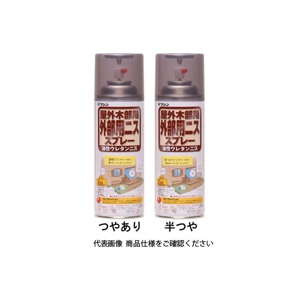 和信ペイント 外部用ニススプレー 420ML 透明クリヤー 4965405215007 1セット(12本)（直送品）