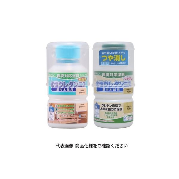 和信ペイント 水性ウレタンニス 130ML つや消しマホガニー 4965405161427 1セット(12個)（直送品）