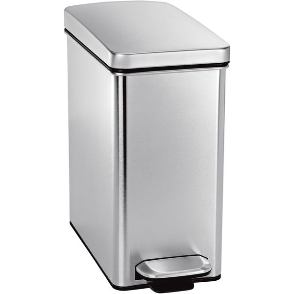 simplehuman プロファイルステップカン 10L シルバー CW1898 1個 - アスクル