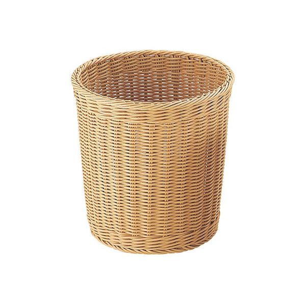 トーダイ トラッシュボックス 丸型 大 アイボリー 603574 1個 7-3573-02（直送品）