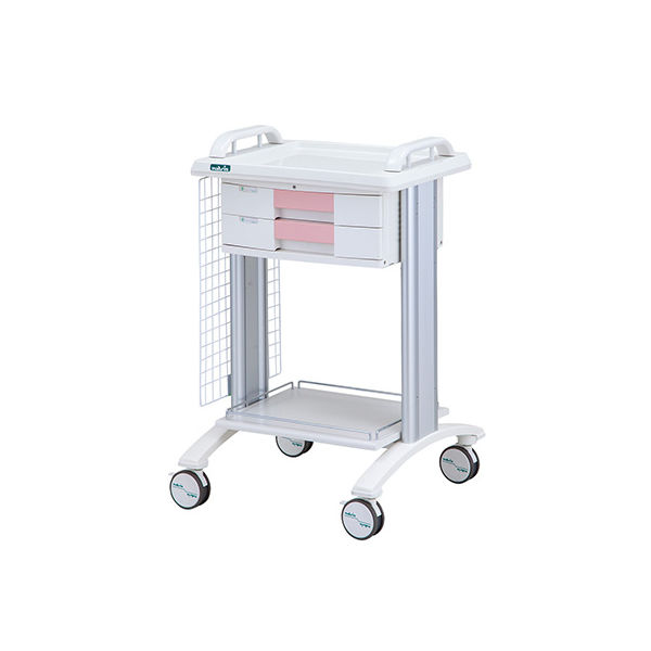 アズワン カレンカートII(回診・引出し付) ピンク SC-K3P 1台 8-8956-11（直送品）