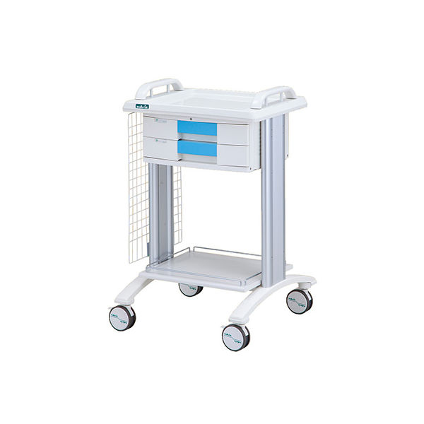 アズワン カレンカートII(回診・引出し付) ブルー SC-K3B 1台 8-8956-12（直送品）