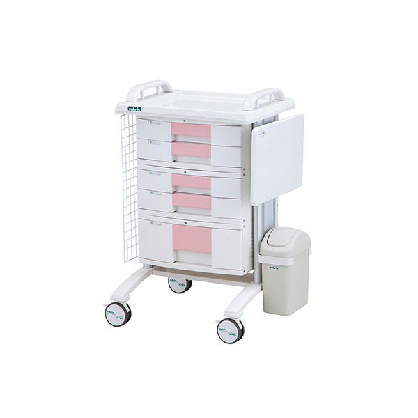 アズワン カレンカートII(処置) ピンク SC-S2P 1台 8-8973-13（直送品）