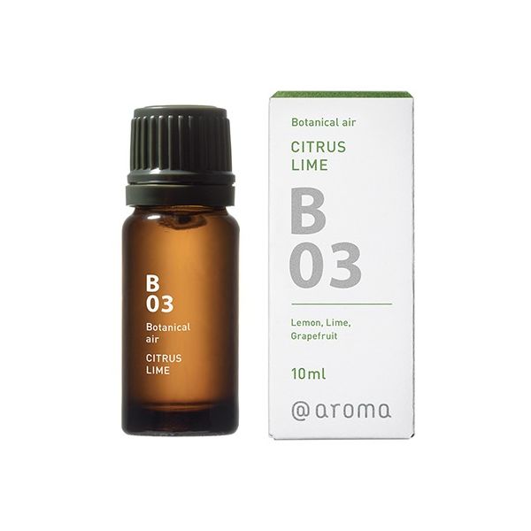 アットアロマ 100%ピュア エッセンシャルオイル(Botanical air) シトラスライム 10ml DOO-B0310 1本（直送品）