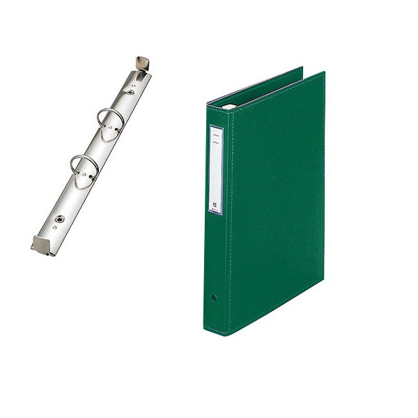 LIHIT LAB. カルテブック(スタンダード) 2穴タイプ グリーン HB436-3 1冊 7-3137-03（直送品）