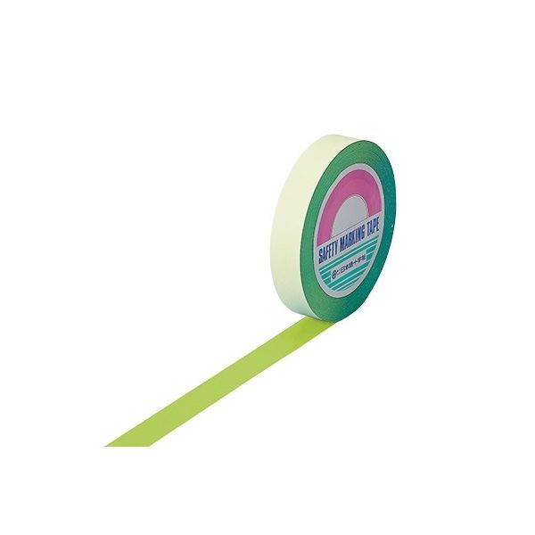 日本緑十字社 ガードテープ 25mm×20m 若草 GT-252YG 1個(1巻) 7-3404-01（直送品）