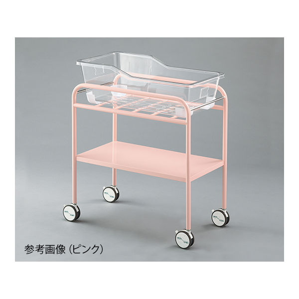 アズワン 新生児ベッド ピンク 810×440×965mm 7-3426-02 1台（直送品）