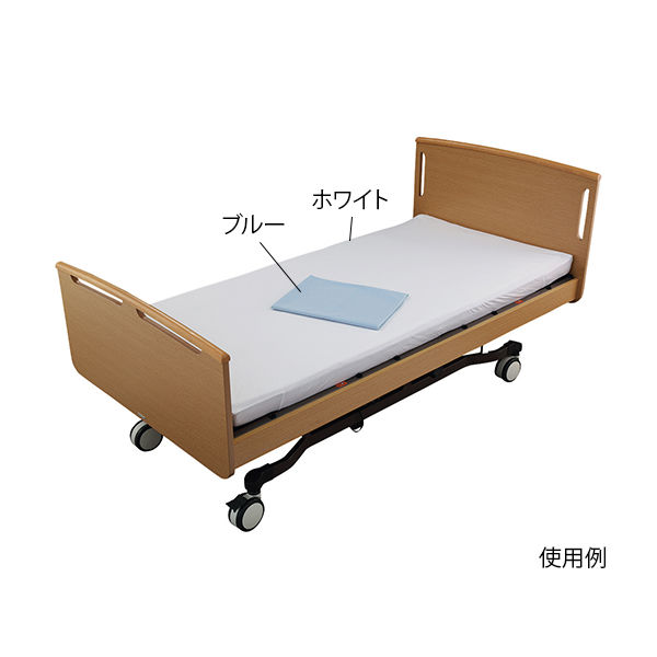 アズワン いつでもさらっと防水シーツ (ボックスタイプ) ブルー FSB-90195B 1枚 7-4503-02（直送品）