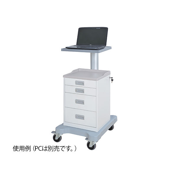 アズワン PCカート キャビネットタイプ 7-4896-01 1台（直送品）