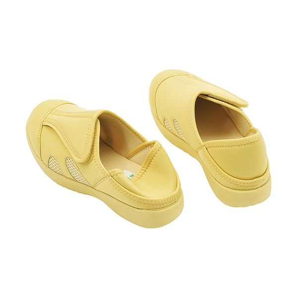 神戸生絲 かかとが踏めるルームシューズ(シューズタイプ) ベージュ・M 7-1527-02 1足（直送品）