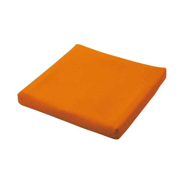 ファンディーナ シートクッション（ピタ・シートクッション） 400×400×35 オレンジ PT001C 1個 7-2245-03（直送品）