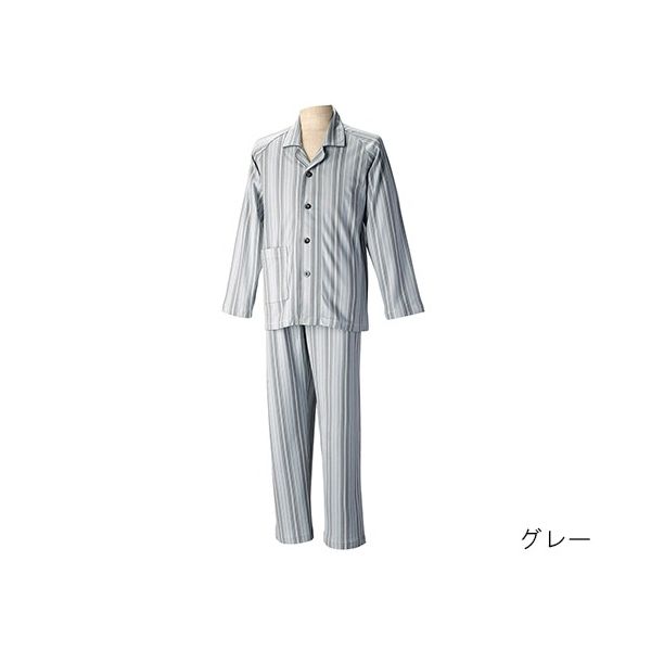 グンゼ パジャマセット 紳士用 LL ブルー SB2727 LL59 1袋(1枚) 7-2363-04（直送品）