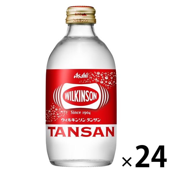 アサヒ飲料 ウィルキンソン タンサン 炭酸 ワンウェイびん 300ml 1箱（24本入） - アスクル