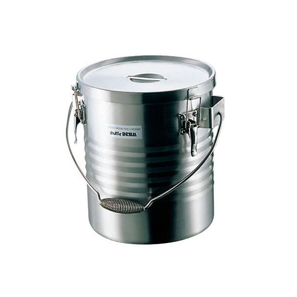 保温食缶JIK-S10 高性能タイプ シャトルドラム18-8 3022800 1個（わけ 