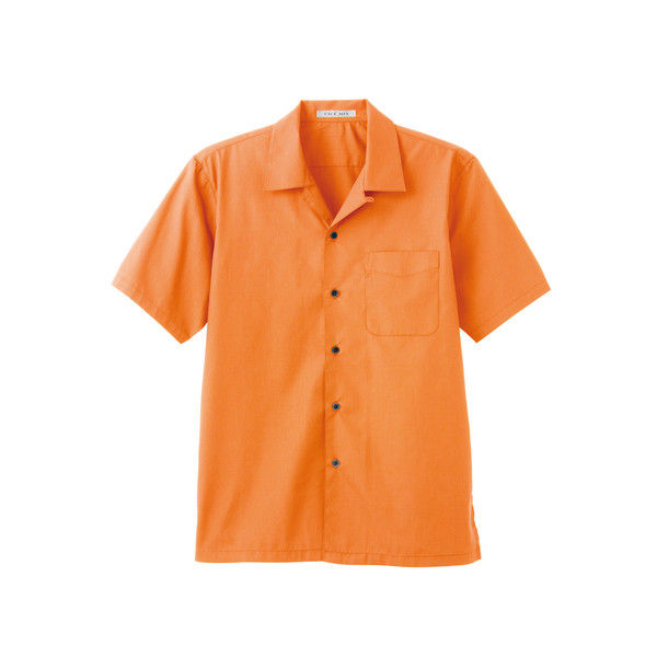 ボンマックス ブロードオープンカラー半袖シャツ オレンジ 3S FB4529U-13-3S（直送品）