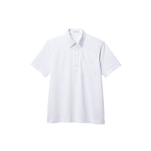 ボンマックス ユニセックスポロシャツ ホワイト S FB4551U-15-S（直送品）