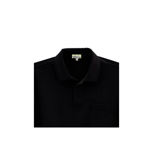 ビッグボーン商事 CAROL 205 長袖ポロシャツ ブラック SS（取寄品）